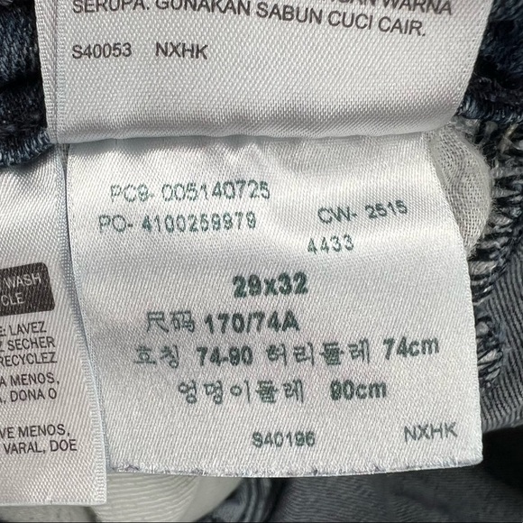 Levi's 514 Straight Fit Denim Jeans Size 29 x 32 Men's - Picture 4 of 7